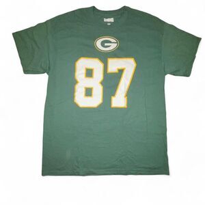Green Bay Packers Jordy Nelson 87 NFL Team Apparel T-Shirt Size L